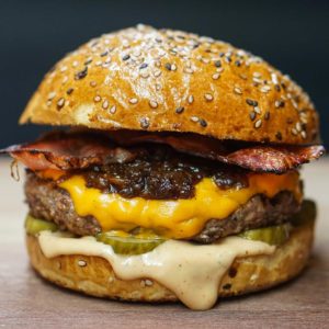 Bacon cheeseburger