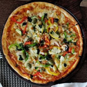 Green peppers Pizza